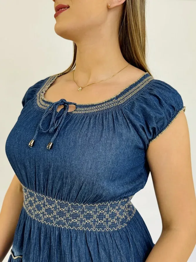 Vestido Color Azul para Dama