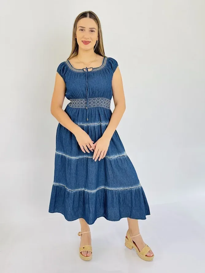 Vestido Color Azul para Dama
