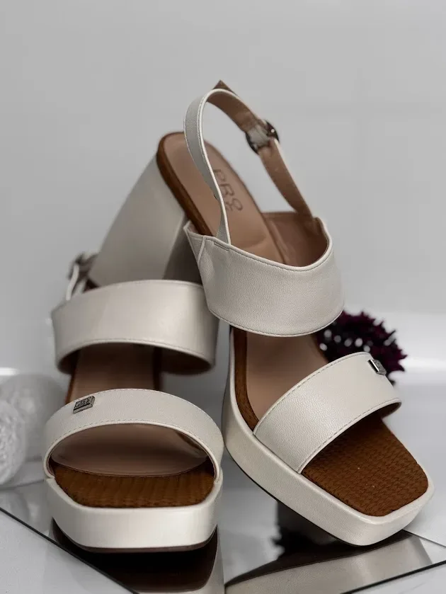 Tacón Promise FLAMENCO WHITE OFF para dama