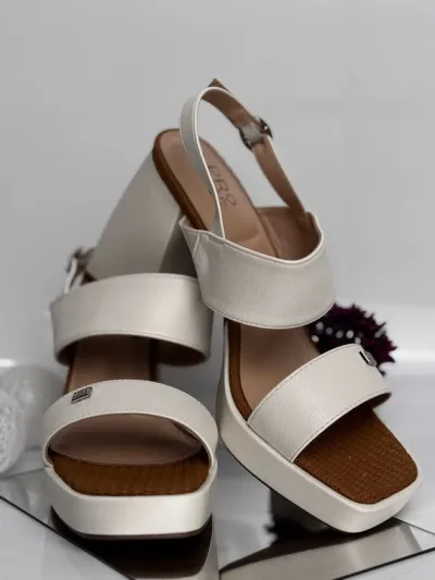 Tacón Promise FLAMENCO WHITE OFF para dama