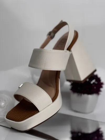 Tacón Promise FLAMENCO WHITE OFF para dama