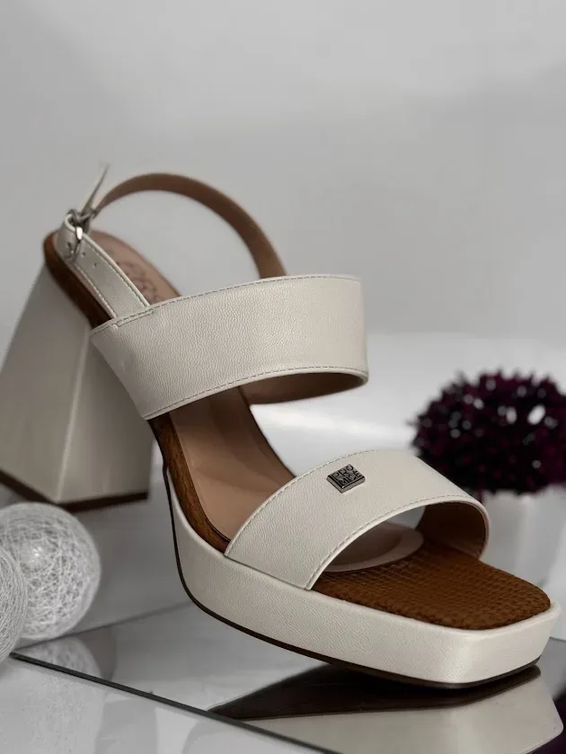 Tacón Promise FLAMENCO WHITE OFF para dama