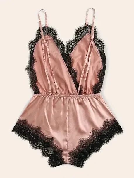 Lencería para dama color rosado