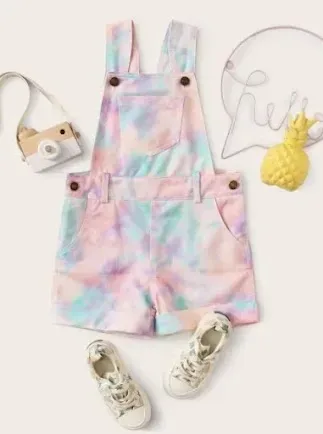 Enterizo para niña multicolor