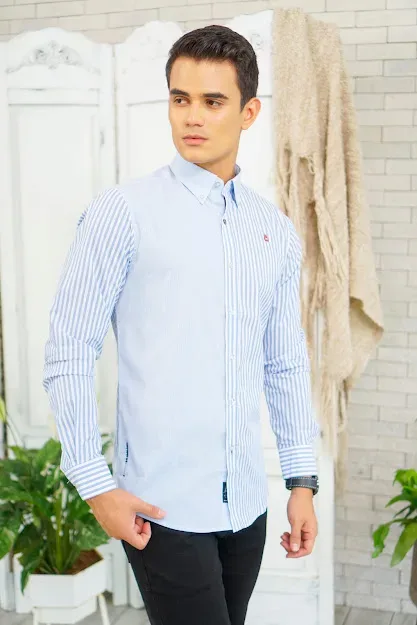 Camisa Hummer para caballero diseño a rayas