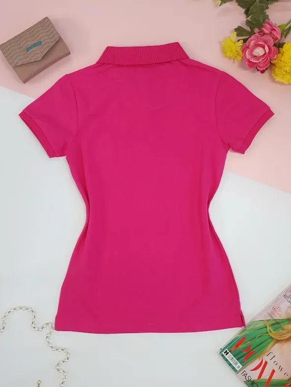 Camiseta Polo Cambrige Club para dama color fucsia