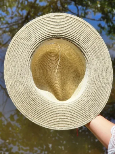 Sombrero para dama color beige