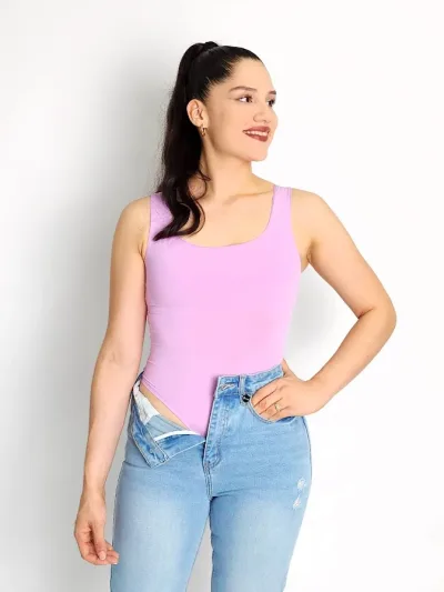 Body para dama color lila