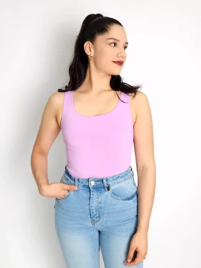 Body para dama color lila