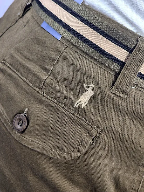 Short Cambridge Polo Club para caballero color verde musgo