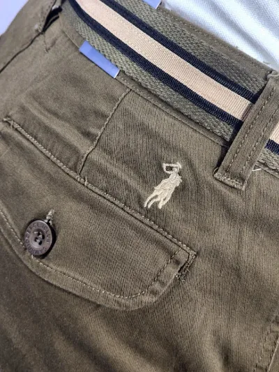 Short Cambridge Polo Club para caballero color verde musgo
