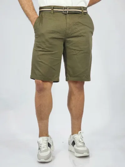 Short Cambridge Polo Club para caballero color verde musgo