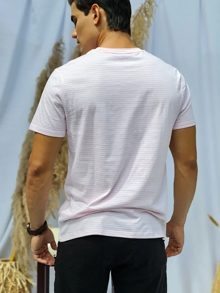 Camiseta Tommy Hilfiger para caballero diseño a rayas