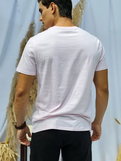 Camiseta Tommy Hilfiger para caballero diseño a rayas