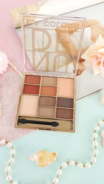 Paleta de sombras para ojos L.A Colors para dama CES135-Nude