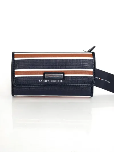 Cartera Tommy Hilfiger diseño de rayas