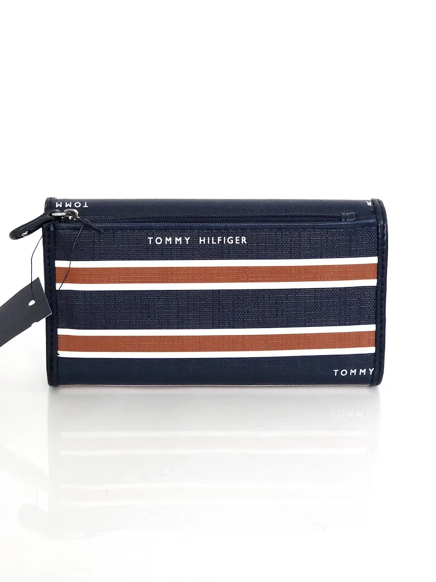 Cartera Tommy Hilfiger diseño de rayas