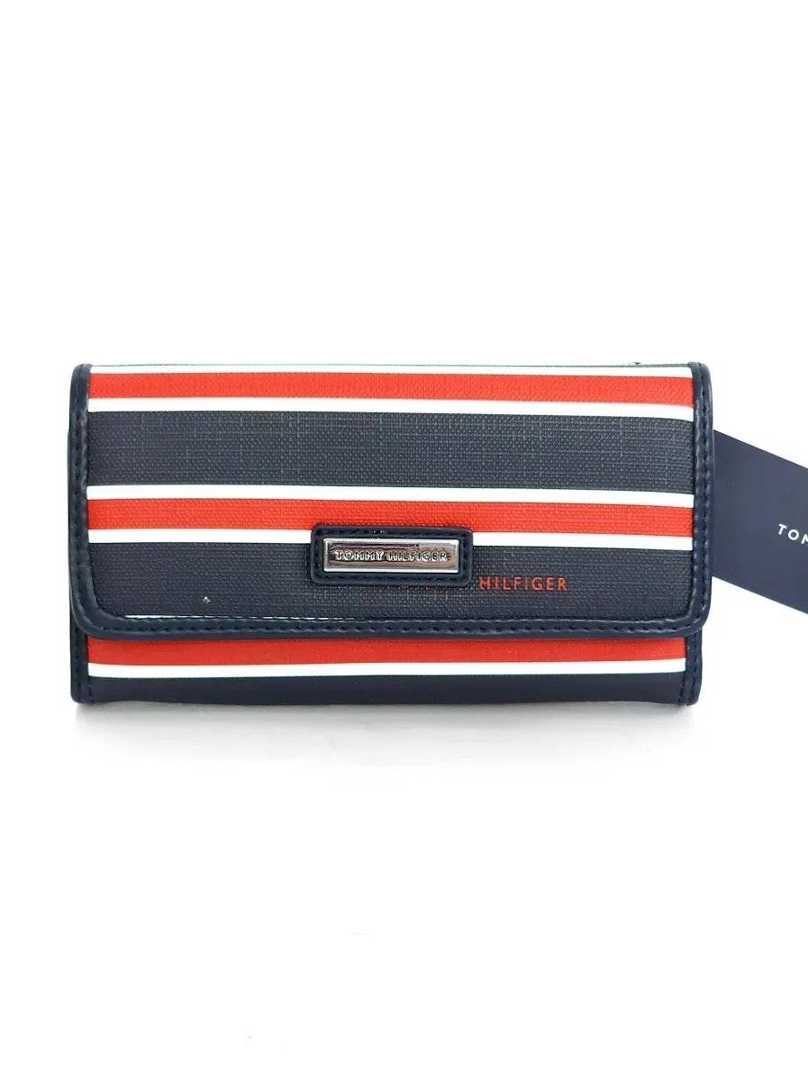 Cartera Tommy Hilfiger diseño de rayas