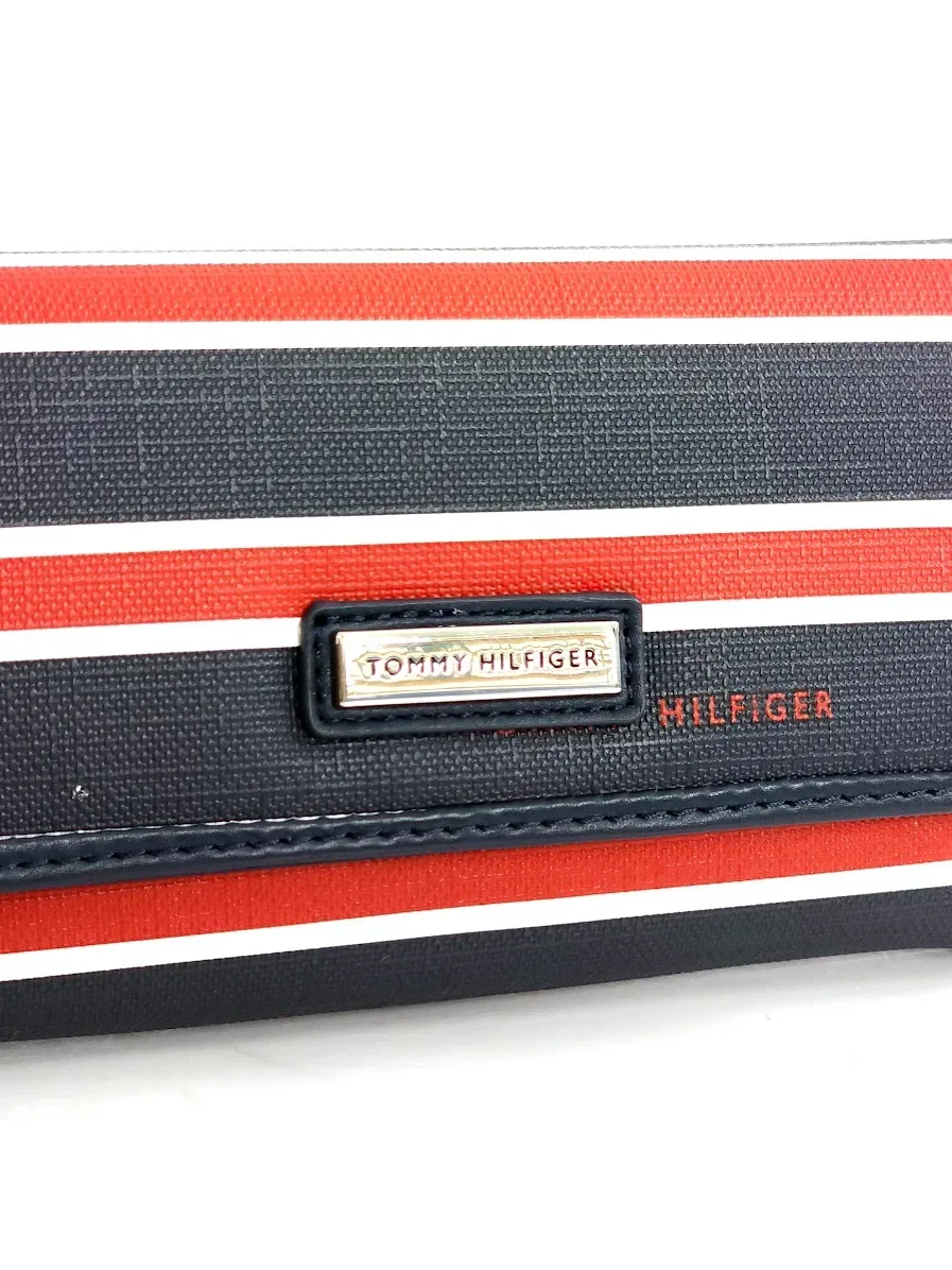 Cartera Tommy Hilfiger diseño de rayas