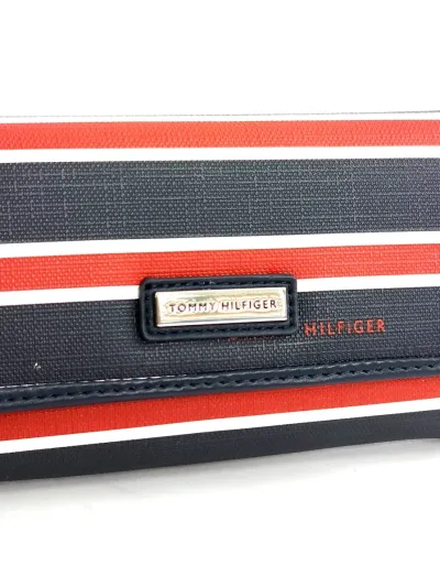 Cartera Tommy Hilfiger diseño de rayas