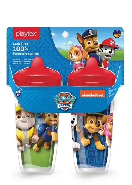 Sets de 2 vasos para niño estampado Paw Patrol