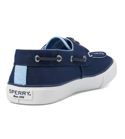 Tenis Sperry para caballero color azul Bahama II Seacycled