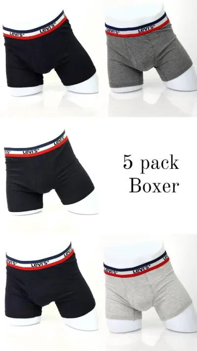 Set de 5 boxer Levi´s para caballero