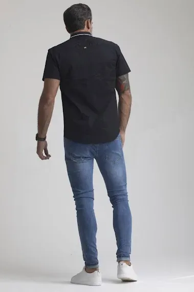 Camisa Hummer para caballero diseño liso