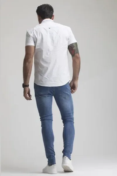 Camisa Hummer para caballero diseño liso