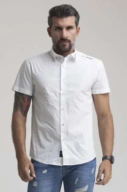 Camisa Hummer para caballero diseño liso