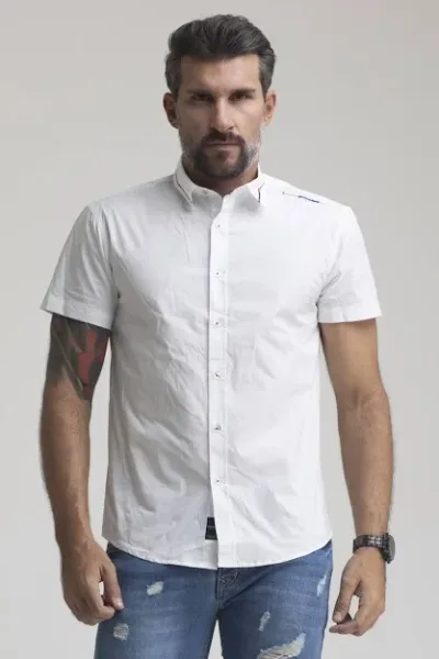 Camisa Hummer para caballero diseño liso