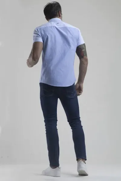 Camisa Hummer para caballero diseño liso