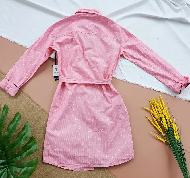 Vestido U.S Polo para dama color rosado