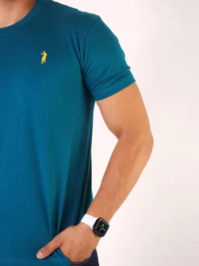 Camiseta Cambridge Polo Club para caballero color esmeralda osuro