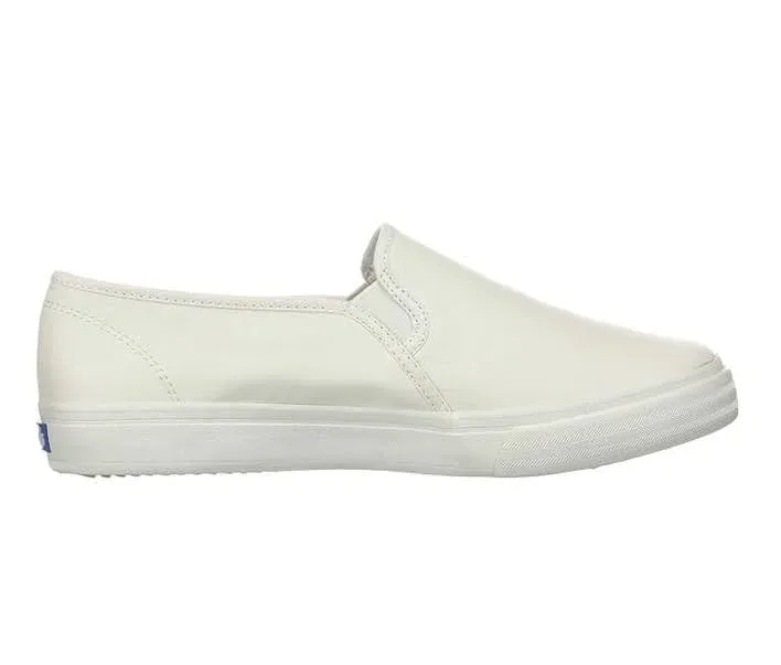 Tenis Keds para dama color blanco DOUBLE DECKER LEATHER WHITE