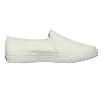 Tenis Keds para dama color blanco DOUBLE DECKER LEATHER WHITE