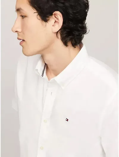 Camisa Tommy Hilfiger para caballero color blanco