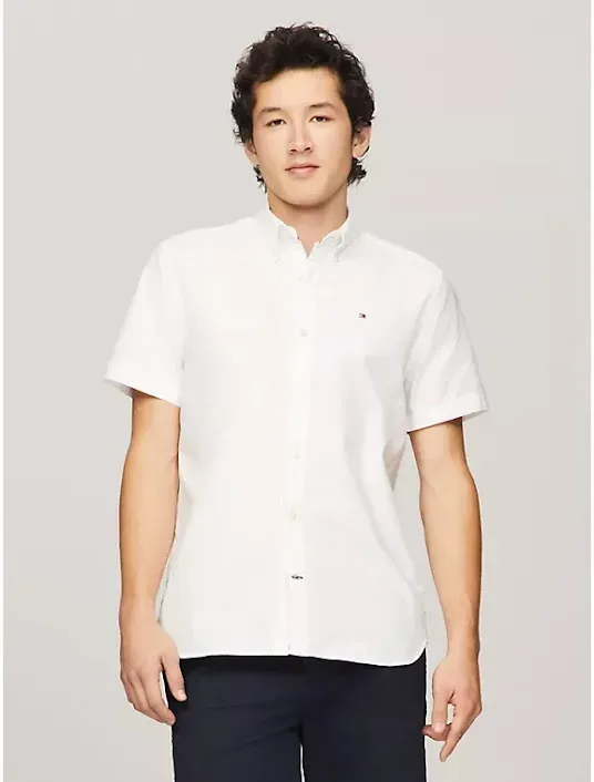 Camisa Tommy Hilfiger para caballero color blanco