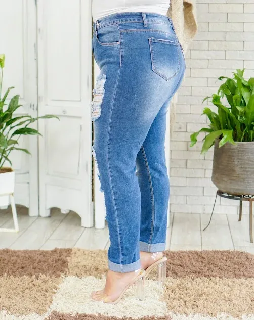 Jeans para dama Latin Idol 01-11 color azul