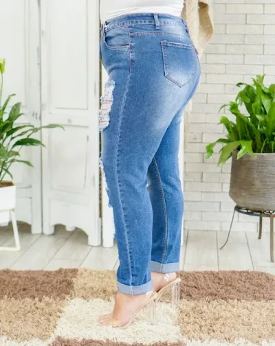 Jeans para dama Latin Idol 01-11 color azul