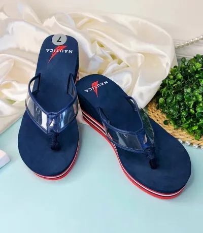 Sandalias Naútica para dama color azul