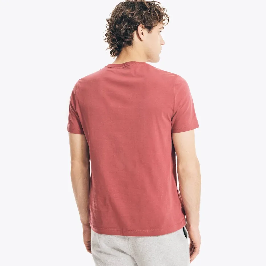 Camiseta Nautica para caballero color rojo