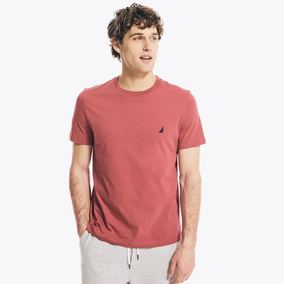 Camiseta Nautica para caballero color rojo