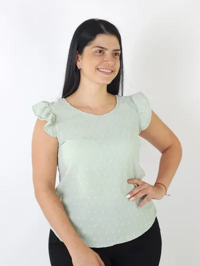 Blusa para dama color verde
