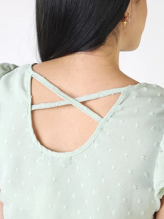 Blusa para dama color verde