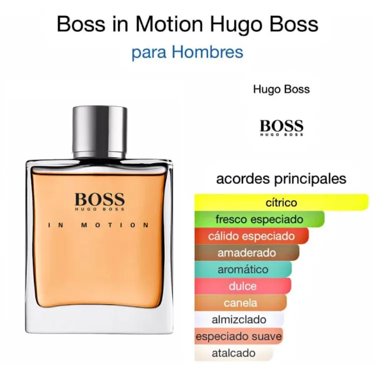 Perfume In Motion Hugo Boss para caballero
