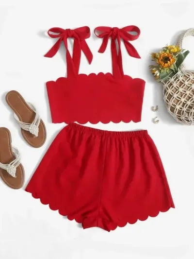 Conjunto para dama color rojo