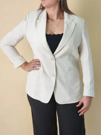 Blazer Estivaneli para dama AVCW-63900 COLOR BEIGE