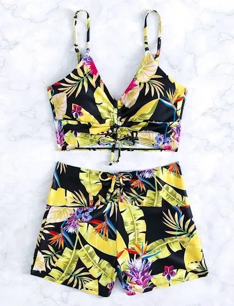 Vestido de baño para dama estampado floral