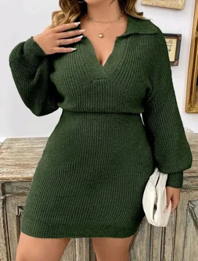 Vestido para dama color verde